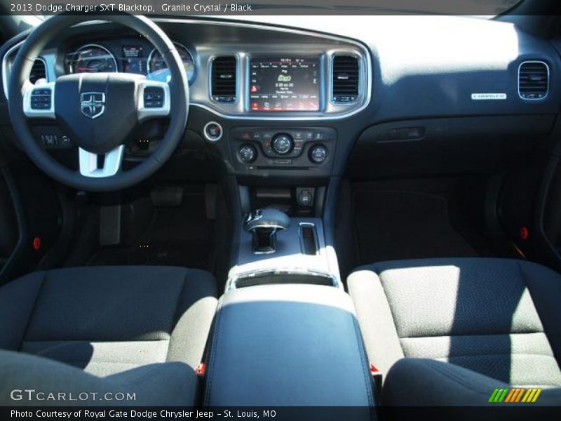Dashboard of 2013 Charger SXT Blacktop