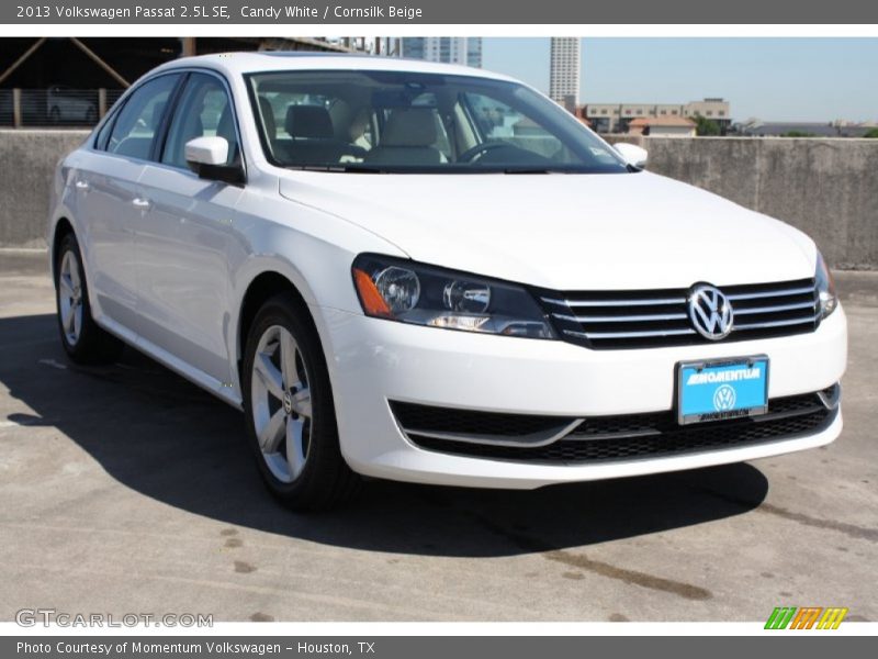 Candy White / Cornsilk Beige 2013 Volkswagen Passat 2.5L SE
