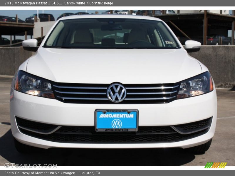 Candy White / Cornsilk Beige 2013 Volkswagen Passat 2.5L SE