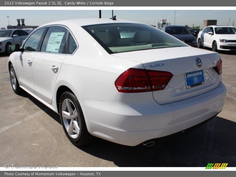 Candy White / Cornsilk Beige 2013 Volkswagen Passat 2.5L SE