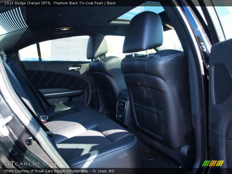 Phantom Black Tri-Coat Pearl / Black 2013 Dodge Charger SRT8