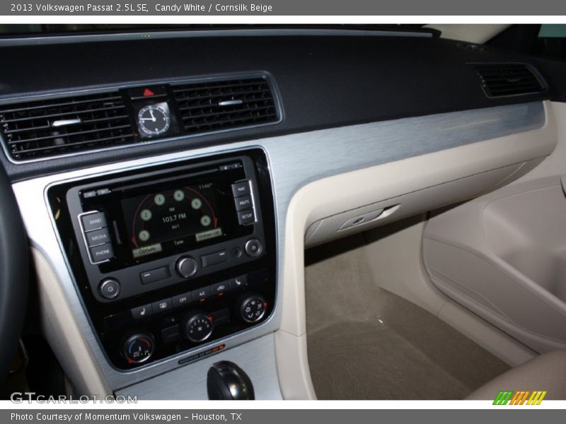Candy White / Cornsilk Beige 2013 Volkswagen Passat 2.5L SE