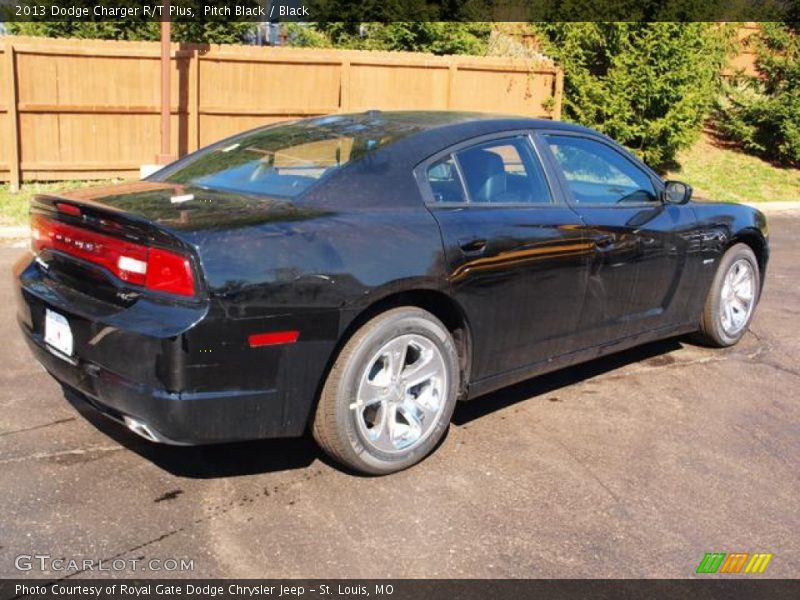Pitch Black / Black 2013 Dodge Charger R/T Plus