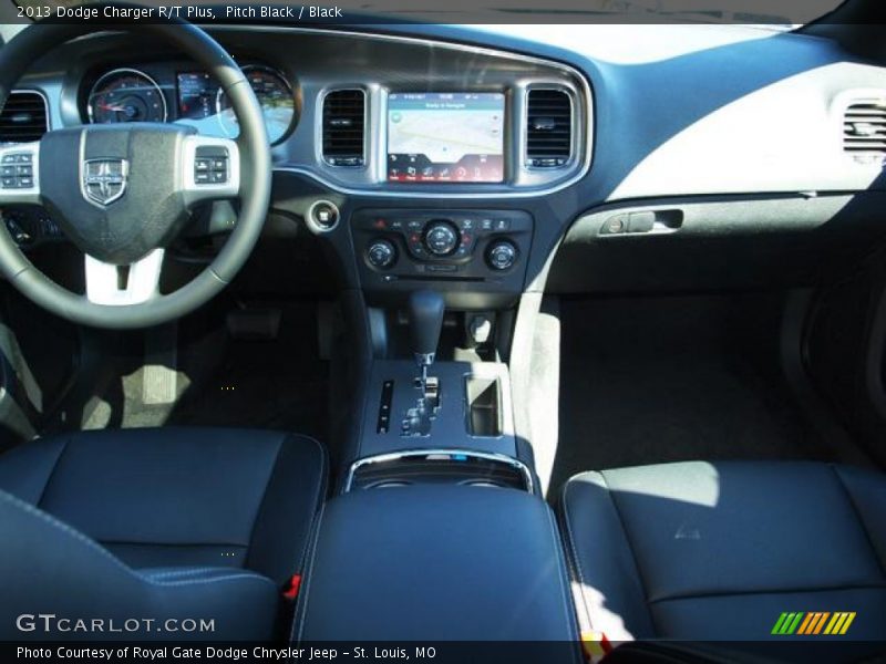 Pitch Black / Black 2013 Dodge Charger R/T Plus