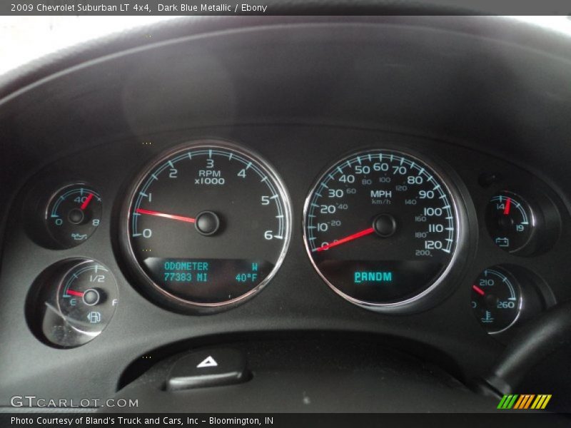 Dark Blue Metallic / Ebony 2009 Chevrolet Suburban LT 4x4