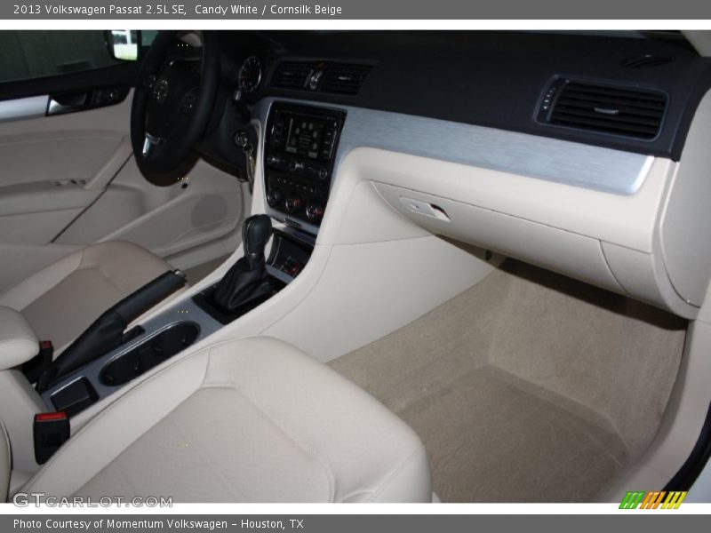 Candy White / Cornsilk Beige 2013 Volkswagen Passat 2.5L SE