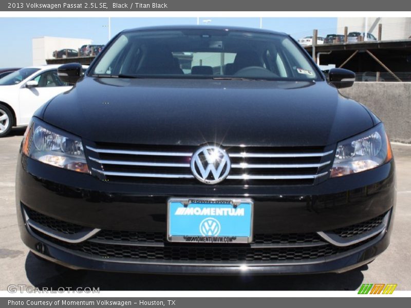 Black / Titan Black 2013 Volkswagen Passat 2.5L SE