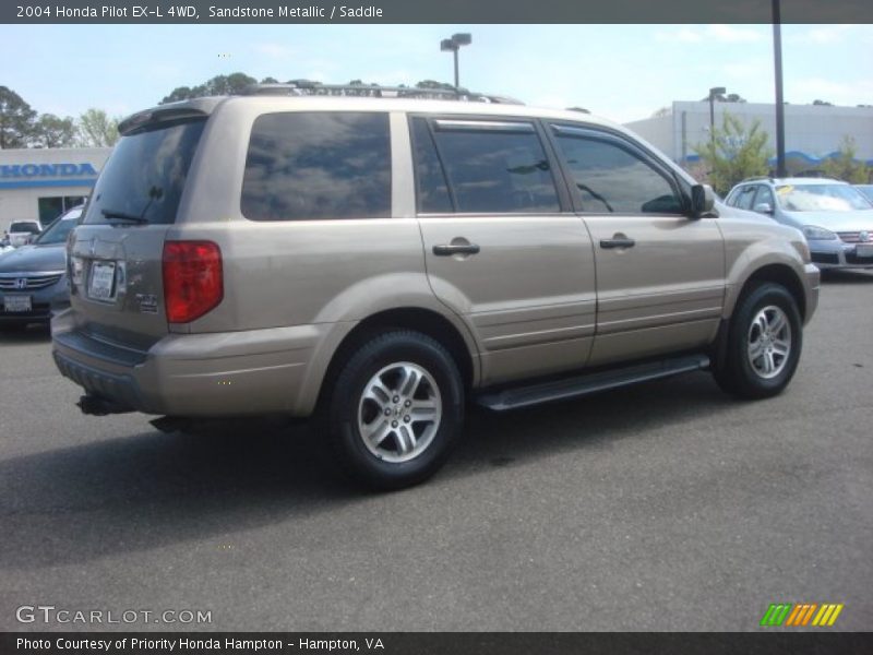 Sandstone Metallic / Saddle 2004 Honda Pilot EX-L 4WD