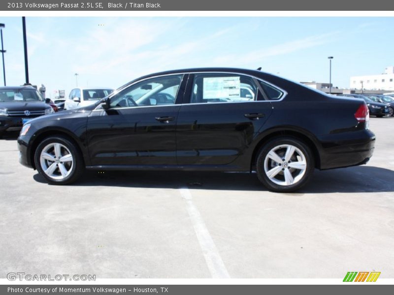 Black / Titan Black 2013 Volkswagen Passat 2.5L SE