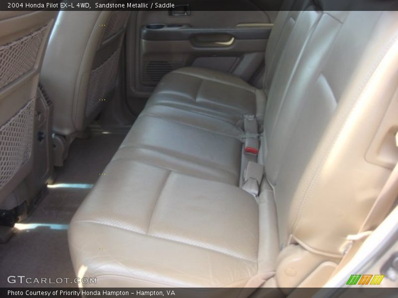 Sandstone Metallic / Saddle 2004 Honda Pilot EX-L 4WD