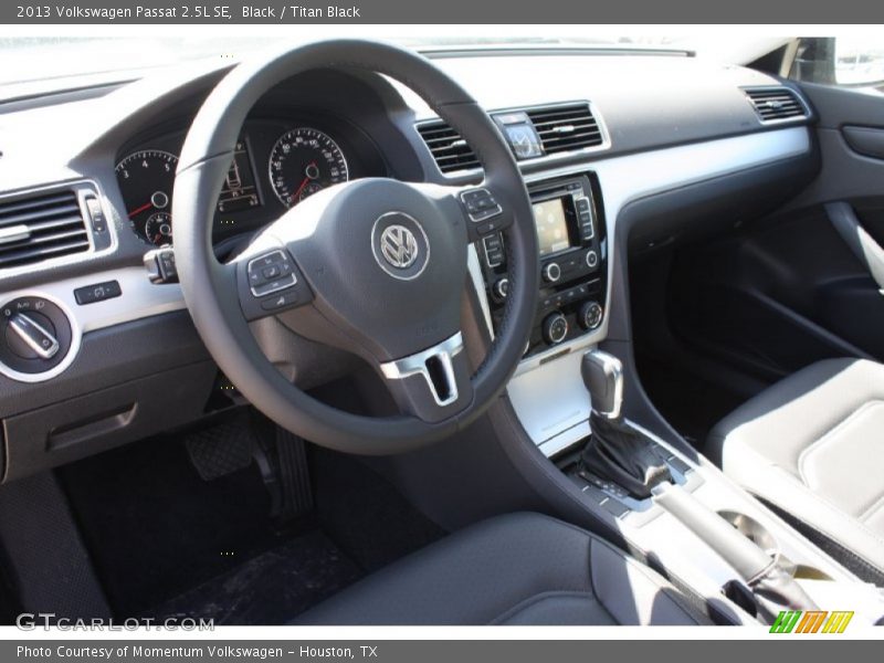 Black / Titan Black 2013 Volkswagen Passat 2.5L SE