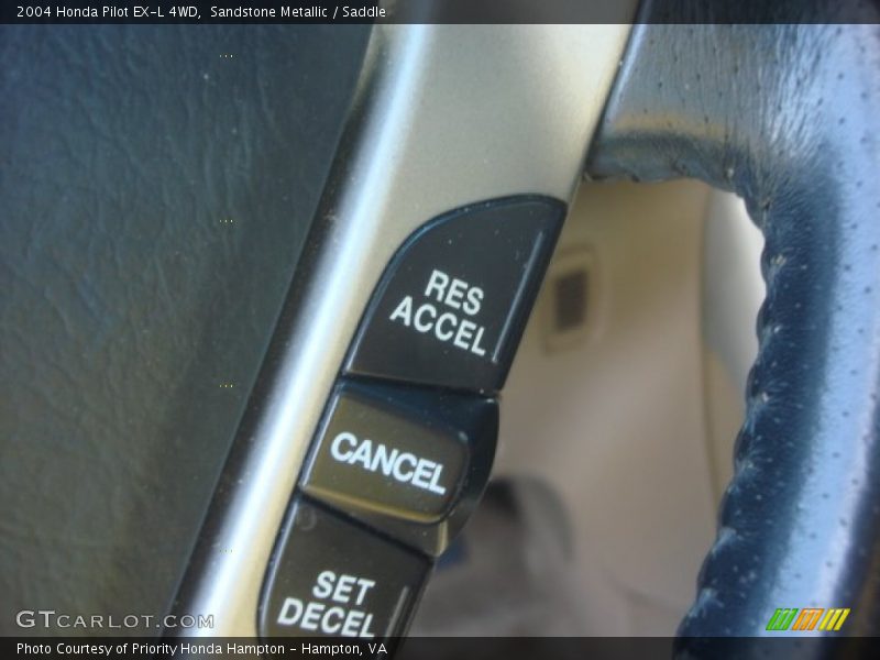 Sandstone Metallic / Saddle 2004 Honda Pilot EX-L 4WD