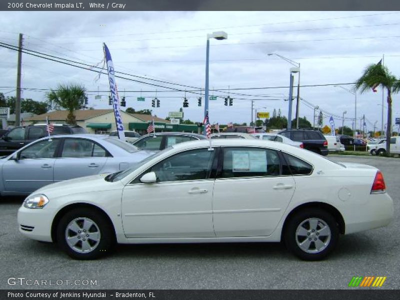 White / Gray 2006 Chevrolet Impala LT