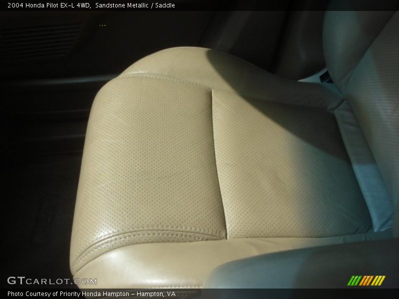 Sandstone Metallic / Saddle 2004 Honda Pilot EX-L 4WD