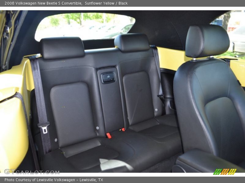 Sunflower Yellow / Black 2008 Volkswagen New Beetle S Convertible