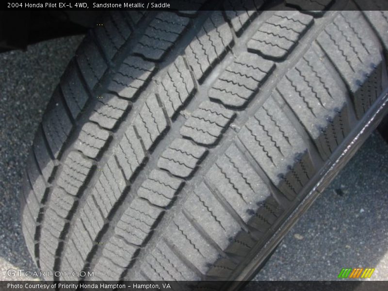Sandstone Metallic / Saddle 2004 Honda Pilot EX-L 4WD