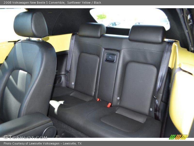 Sunflower Yellow / Black 2008 Volkswagen New Beetle S Convertible