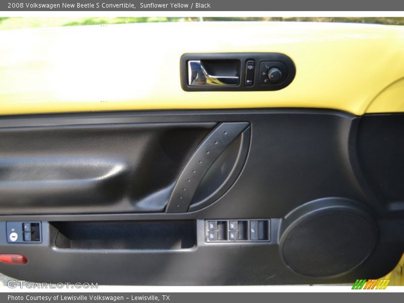 Sunflower Yellow / Black 2008 Volkswagen New Beetle S Convertible