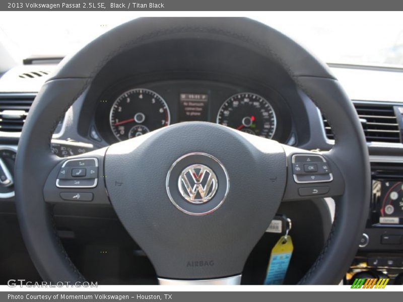 Black / Titan Black 2013 Volkswagen Passat 2.5L SE