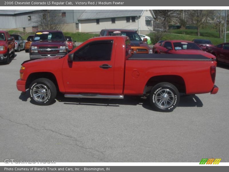 Victory Red / Medium Pewter 2006 Chevrolet Colorado LS Regular Cab