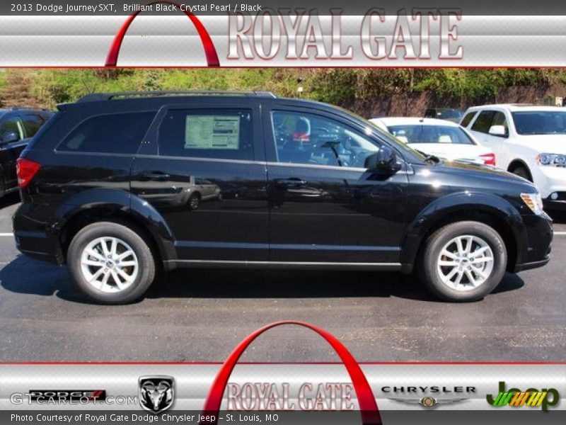 Brilliant Black Crystal Pearl / Black 2013 Dodge Journey SXT