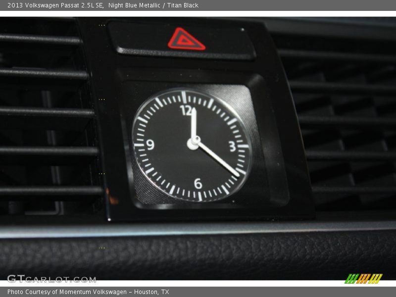 Night Blue Metallic / Titan Black 2013 Volkswagen Passat 2.5L SE
