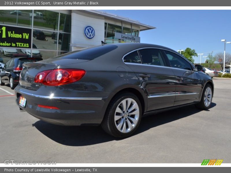 Urano Gray Metallic / Black 2012 Volkswagen CC Sport