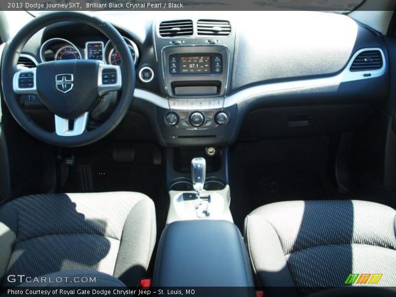 Brilliant Black Crystal Pearl / Black 2013 Dodge Journey SXT