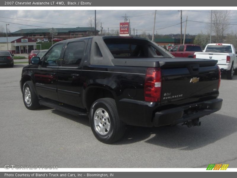 Black / Ebony 2007 Chevrolet Avalanche LT 4WD