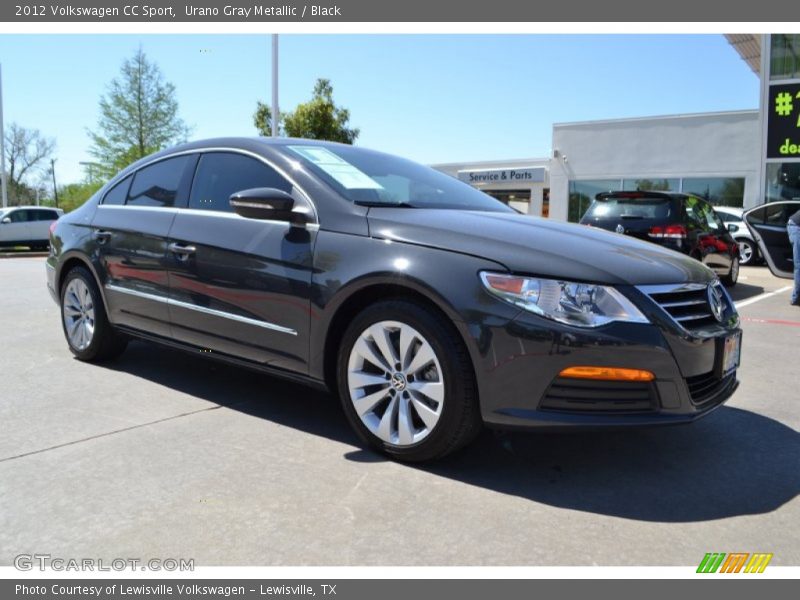 Urano Gray Metallic / Black 2012 Volkswagen CC Sport