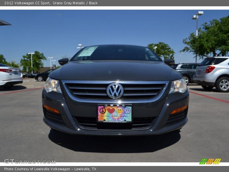 Urano Gray Metallic / Black 2012 Volkswagen CC Sport