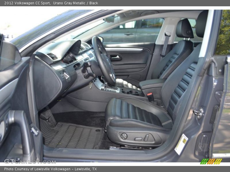 Urano Gray Metallic / Black 2012 Volkswagen CC Sport