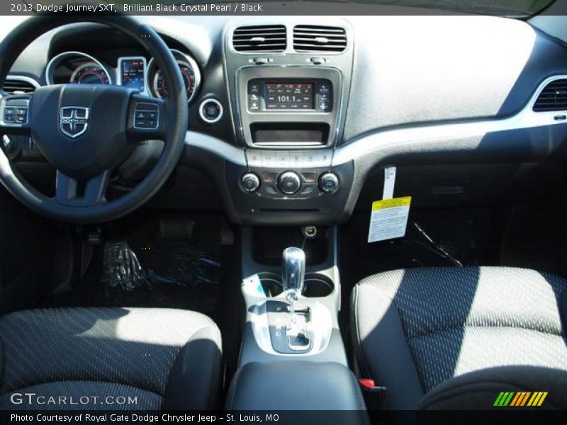 Brilliant Black Crystal Pearl / Black 2013 Dodge Journey SXT