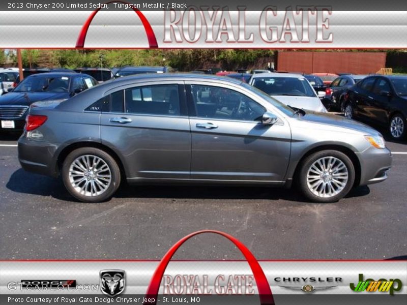 Tungsten Metallic / Black 2013 Chrysler 200 Limited Sedan
