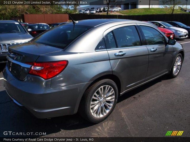 Tungsten Metallic / Black 2013 Chrysler 200 Limited Sedan