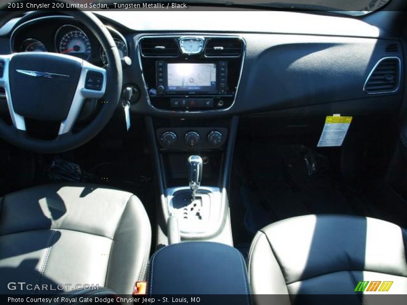 Tungsten Metallic / Black 2013 Chrysler 200 Limited Sedan