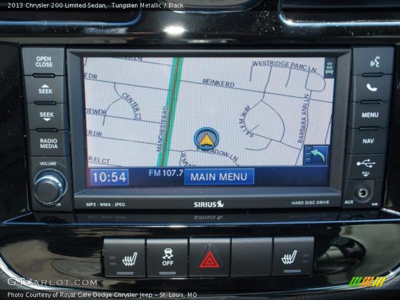 Tungsten Metallic / Black 2013 Chrysler 200 Limited Sedan