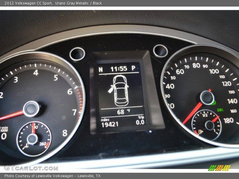 Urano Gray Metallic / Black 2012 Volkswagen CC Sport