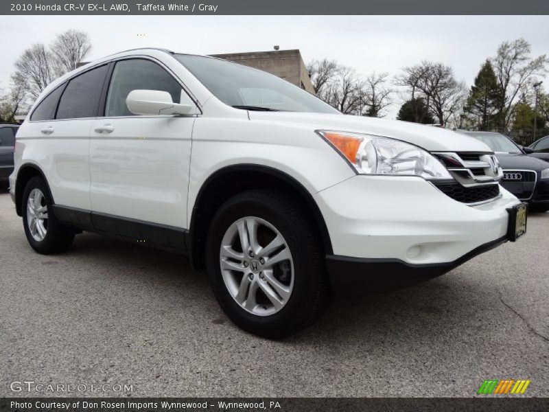 Taffeta White / Gray 2010 Honda CR-V EX-L AWD