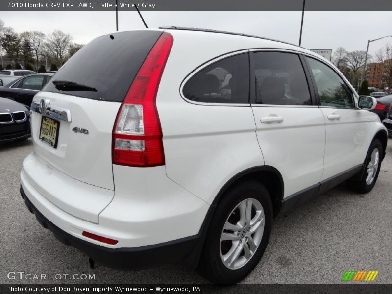 Taffeta White / Gray 2010 Honda CR-V EX-L AWD