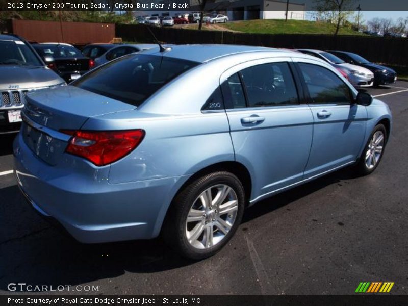 Crystal Blue Pearl / Black 2013 Chrysler 200 Touring Sedan