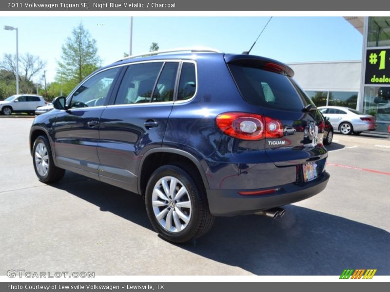 Night Blue Metallic / Charcoal 2011 Volkswagen Tiguan SE