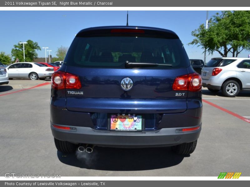 Night Blue Metallic / Charcoal 2011 Volkswagen Tiguan SE