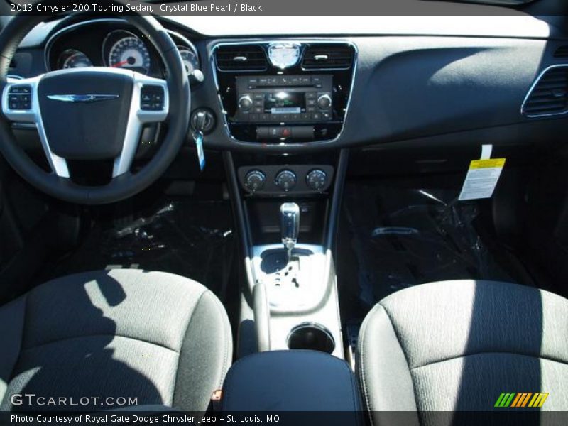 Crystal Blue Pearl / Black 2013 Chrysler 200 Touring Sedan