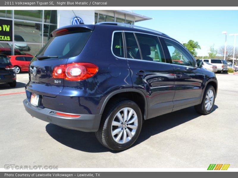 Night Blue Metallic / Charcoal 2011 Volkswagen Tiguan SE