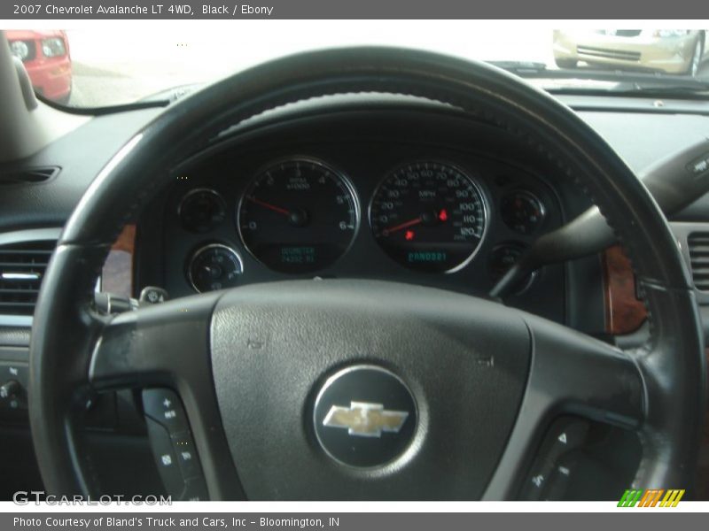 Black / Ebony 2007 Chevrolet Avalanche LT 4WD