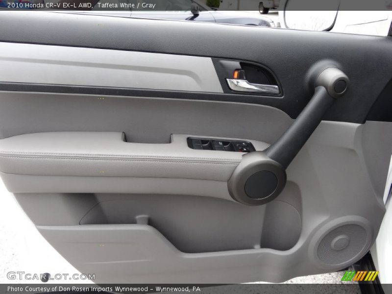 Taffeta White / Gray 2010 Honda CR-V EX-L AWD