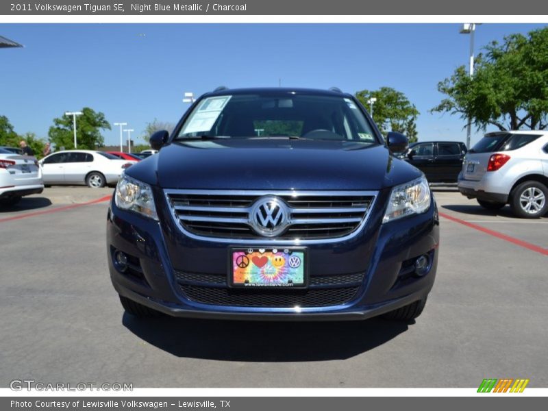 Night Blue Metallic / Charcoal 2011 Volkswagen Tiguan SE