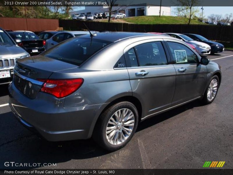 Tungsten Metallic / Black 2013 Chrysler 200 Limited Sedan