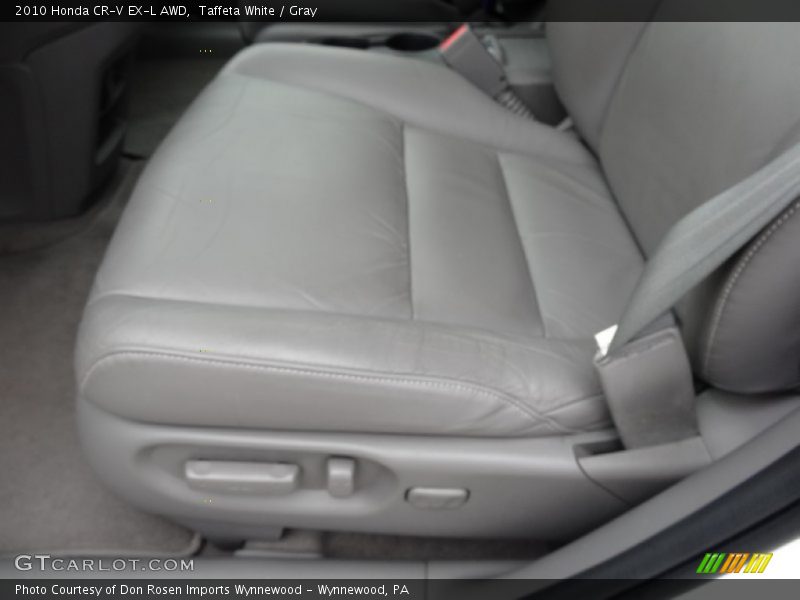 Taffeta White / Gray 2010 Honda CR-V EX-L AWD